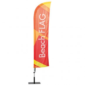 Kit Beachflag - Oriflamme classique fourreau noir - Beach flag - MACAP