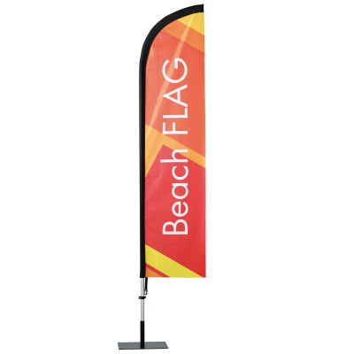 Beach flag oriflamme personnalisable classique