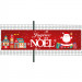 Banderole PVC Oeillets 100x400 cm|PLV "Joyeux Noël"- Modèle 4
