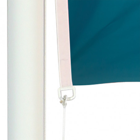 Drapeau pour Mât Classique (forme trident) - vue oeillet bas - MACAP