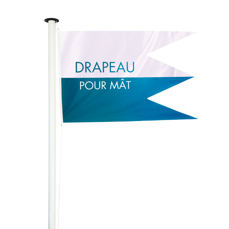 Drapeau pour Mât Classique (forme trident)