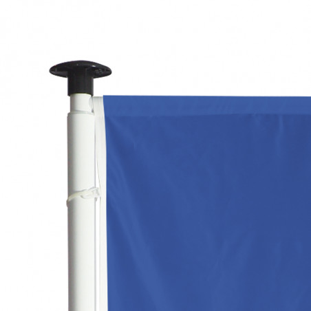 Drapeau pour Mât Potence à Fourreau Recto Verso (forme verticale) - vue potence haute - MACAP