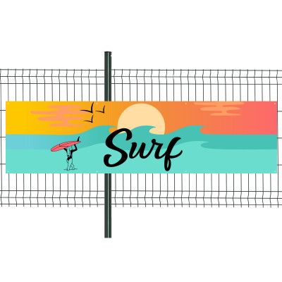 Banderole bâche Surf 80x300 cm