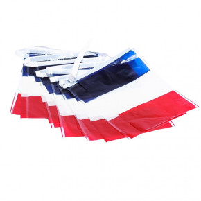 Guirlande FRANCE en PVC : 10 mètres (Lot de 10 ex.)