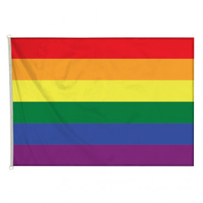Drapeau LGBT : pour Mât (forme horizontale) - MACAP
