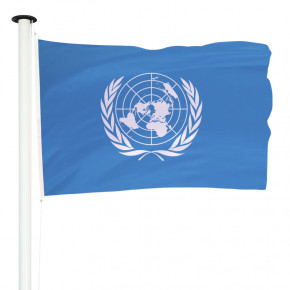 Drapeau de l'ONU : pour mât