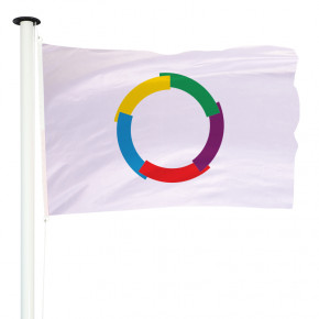 Drapeau de la Francophonie : pour mât