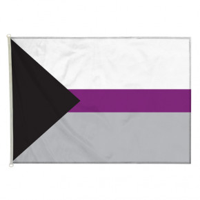Drapeau LGBT Demisexuel (forme horizontale) - MACAP