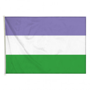 Drapeau LGBT Genderqueer (forme horizontale) - MACAP