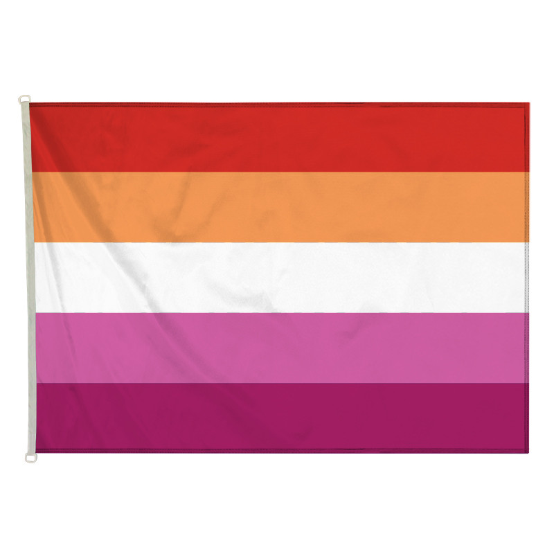 Drapeau LGBT Lesbien (5 bandes)