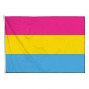 Drapeau LGBT Pansexuel (forme horizontale) - MACAP