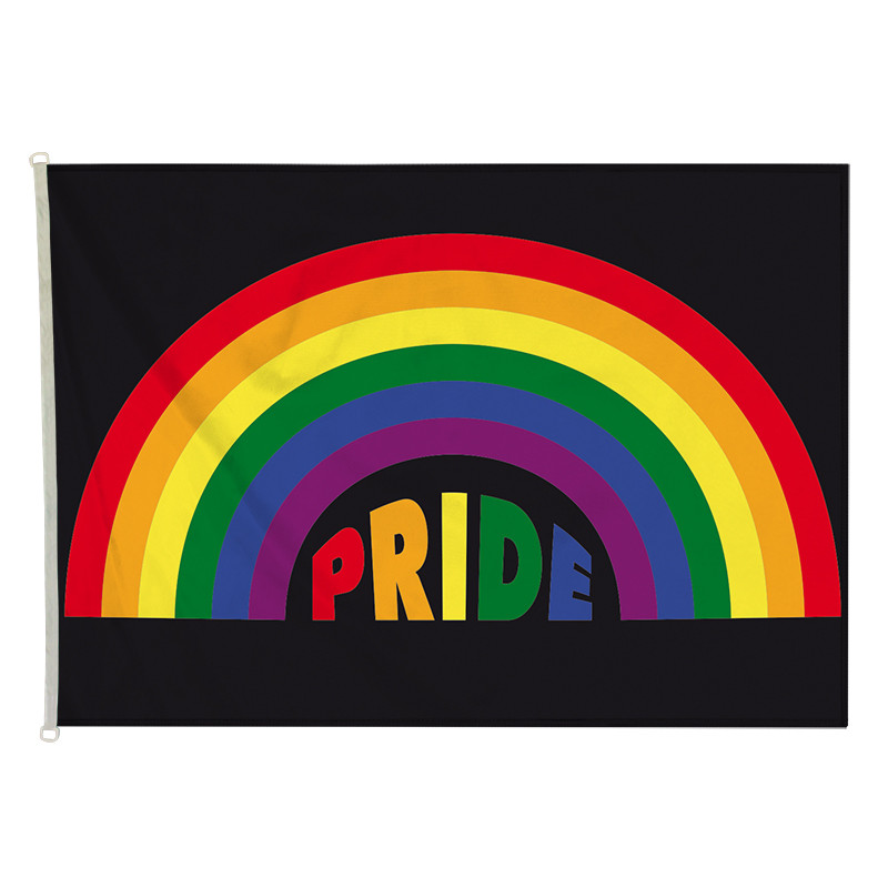 Drapeau LGBT Pride - Modèle 1 (forme horizontale) - MACAP