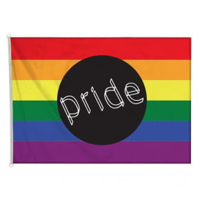 Drapeau LGBT Pride - Modèle 3 (forme horizontale) - MACAP