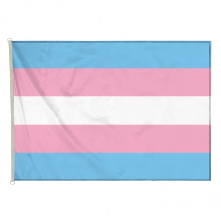 Drapeau LGBT Transgenre (forme horizontale) - MACAP