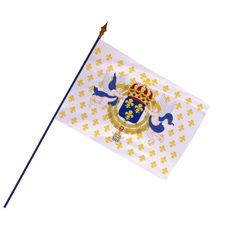 Drapeau Royal avec hampe