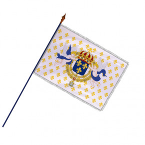 Drapeau Royaume de France pour mât (modèle 2)