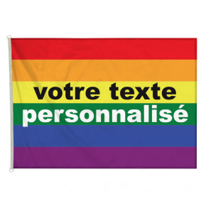 Drapeau LGBT Personnalisé (forme horizontale) - MACAP