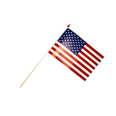 Drapeau américain à agiter, le lot de 100 ex.