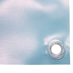 Bâche PVC (fixation oeillets) - vue fixation oeillet - MACAP