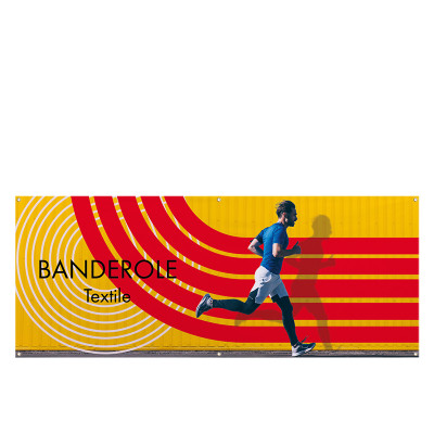 Banderole textile / intissé personnalisable