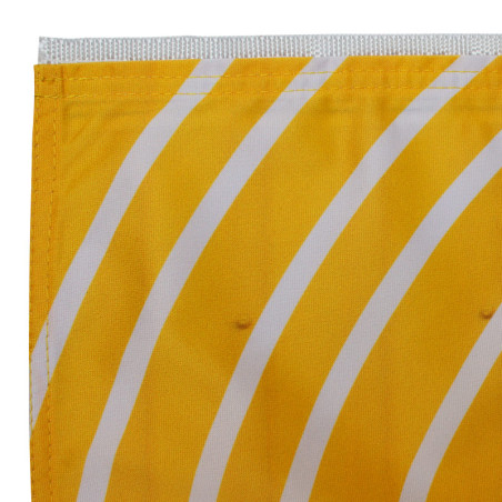 Banderole Textile (fixation ruflette) - vue fixation - MACAP