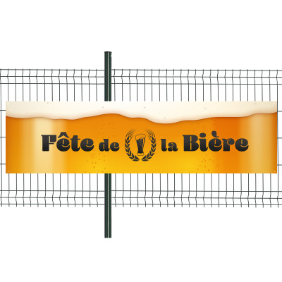 Banderole imprimée fête de la bière