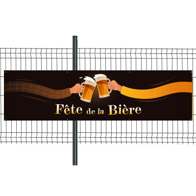 Banderole imprimée fête de la bière