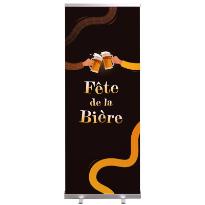 Roll'up imprimé fête de la bière