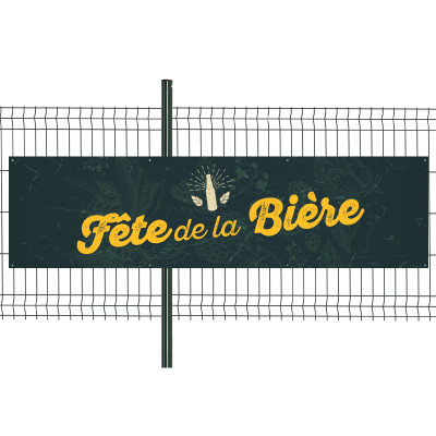 Banderole imprimée fête de la bière