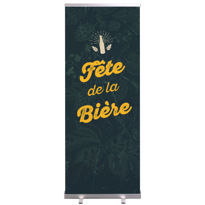 Roll'up imprimé fête de la bière