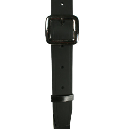 boucle pour Baudrier en cuir noir pour drapeau de défilé MACAP