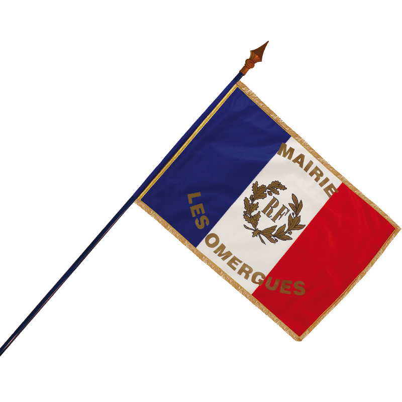 Drapeau Essentiel : Français Personnalisé (Imprimé sur Maille Classic)