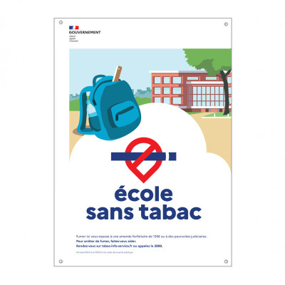 Affiche A3 Ecole sans tabac