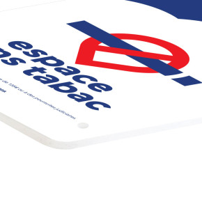 Affiche : "Espace sans tabac" (PVC)