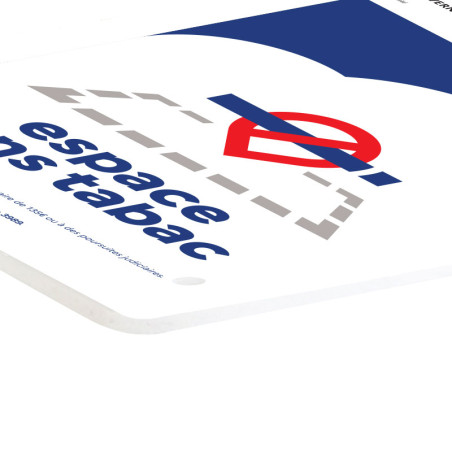 PANNEAU "Espace sans tabac - Périmètre" (PVC)