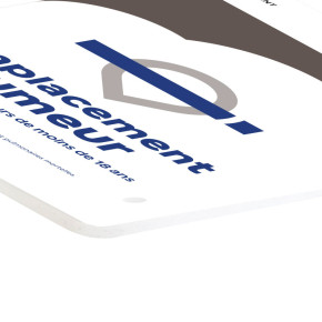 PANNEAU  "Emplacement fumeur" (PVC)