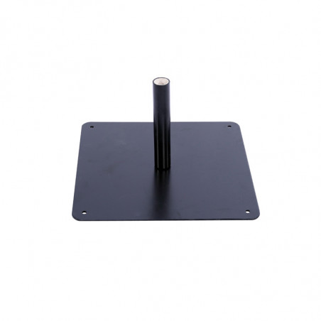 platine carrée Beach flag - Oriflamme Classique : "Plage sans tabac"