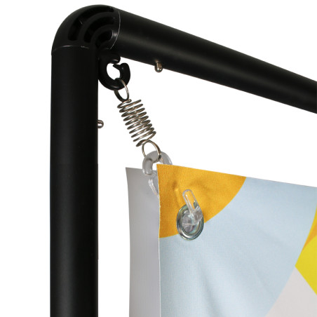 fixation Kakémono Alu : Autoportant (1 ou 2 Faces)