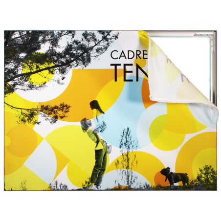 Cadre Toile tendue : Mural (1 face) avec tissu tendu