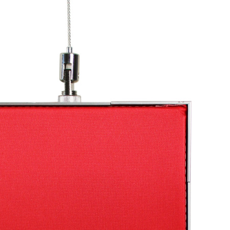 Système de fixation de Cadre Toile tendue : Suspendu (1 ou 2 faces)