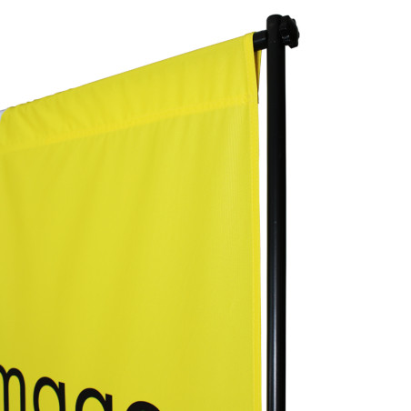 Gros plan Mur d'Image Photocall : Télescopique (1 face)