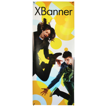 X Banner : Standard (transportable) avec vue de face