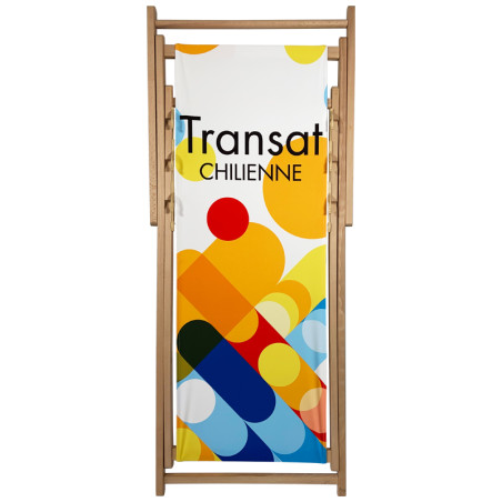 Transat personnalisé plié