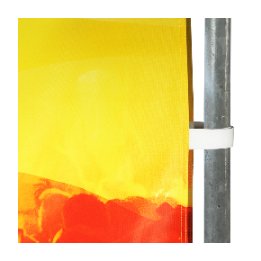 Gros plan sur velcro Habillage de Barrière (Double face)