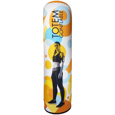 Totem gonflable imprim&eacute;