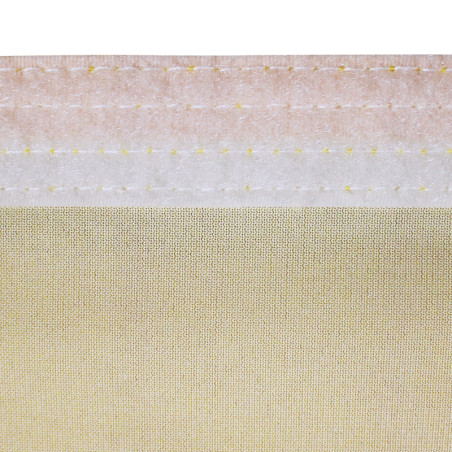 vue gros plan du velcro pour Banderole Textile  - MACAP