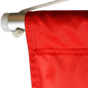 Kakémono Suspendu : avec barre de suspension (en alu démontable) gros plan