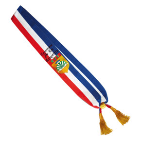 Echarpe Tricolore : Brodée (Ottoman)