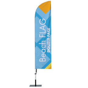Beach flag - Oriflamme Classique : Impression Recto/Verso