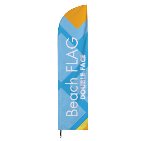 Beach flag - Oriflamme Classique : Impression Recto/Verso (Voile seule)